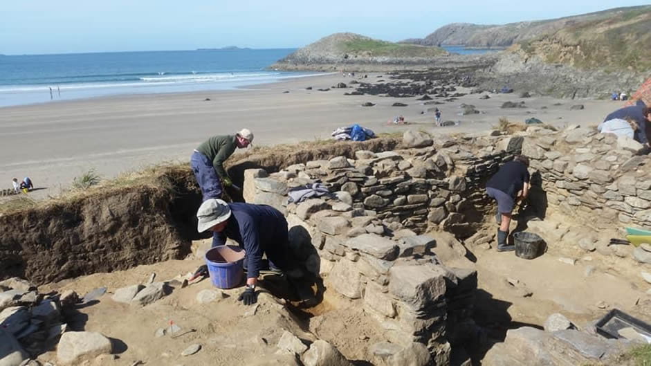 St Patrick’s Chapel archaeological dig – ancient connections St Patrick’s Chapel Whitesands